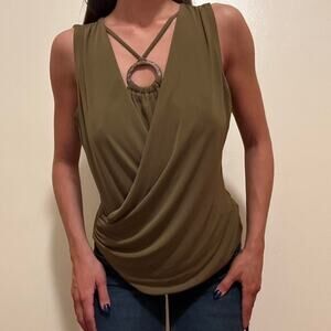 Vintage wrap top 90s top
